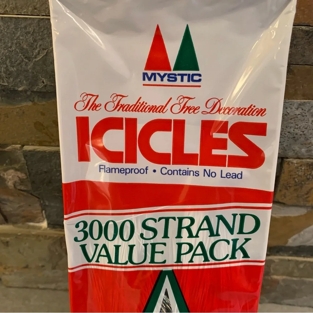 VINTAGE CHRISTMAS ICICLES 3000 STRAND 18